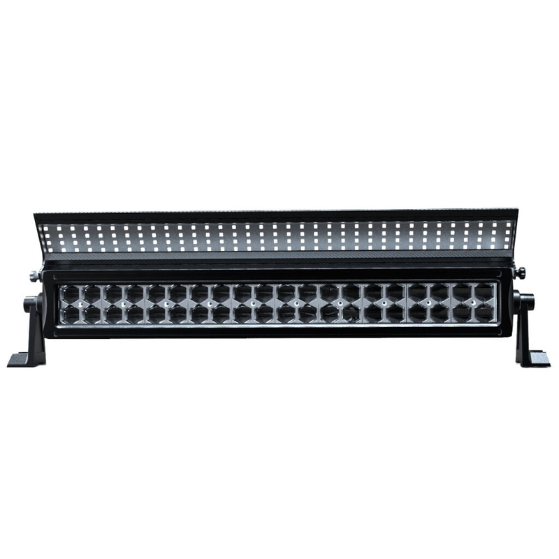 LED-valoramppi, jossa on suojus SHARK LED-valoramppi 21,5", 6D LED-kannella, 120W