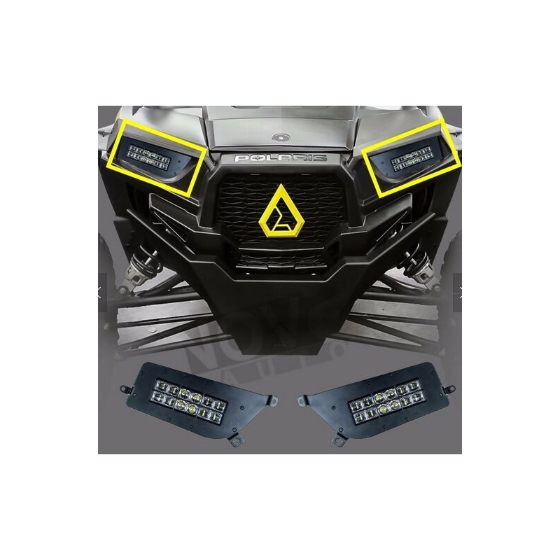 LED-ajovalot SHARK LED-ajovalot POLARIS ATV:lle, UTV:lle takavalolla, 2KS