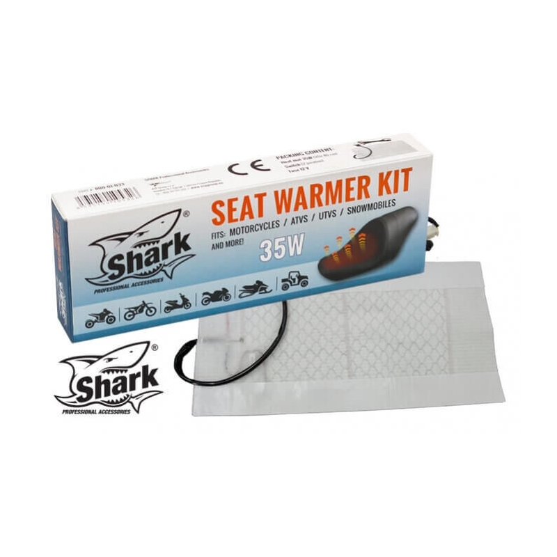 Universaali sähköinen istuinlämmitin SHARK 12V, 35 WATT