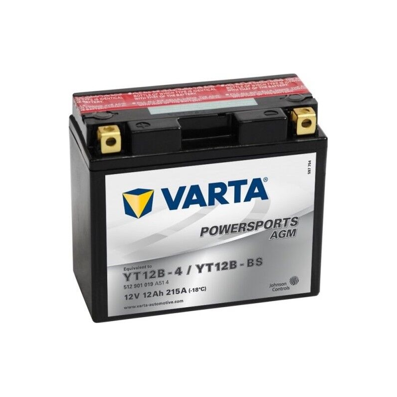 Bezúdržbová baterie VARTA MOTO LF (YT12B-BS) 12V/12AH