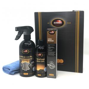 Autosol-lahjasetti nahan ja alcantaran puhdistukseen