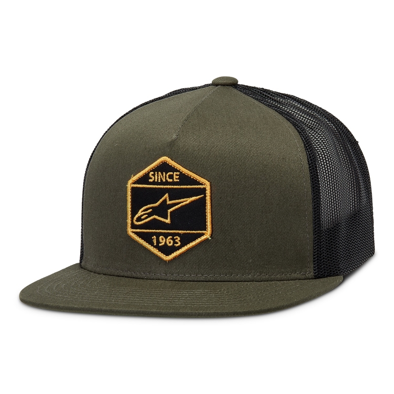 Kšiltovka Alpinestars Bolt Trucker zeleno-černá