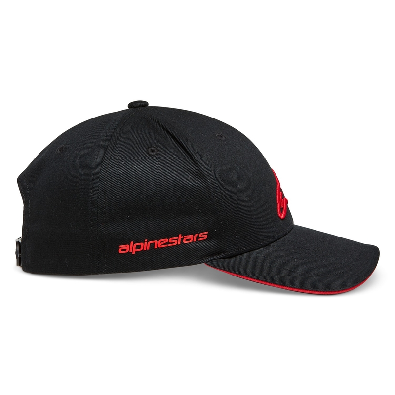 Alpinestars Rostrum hattu musta ja punainen