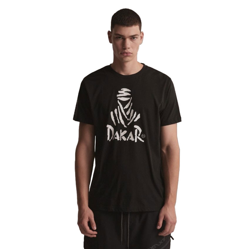 T-paita DAKAR DKR Logo 123 musta