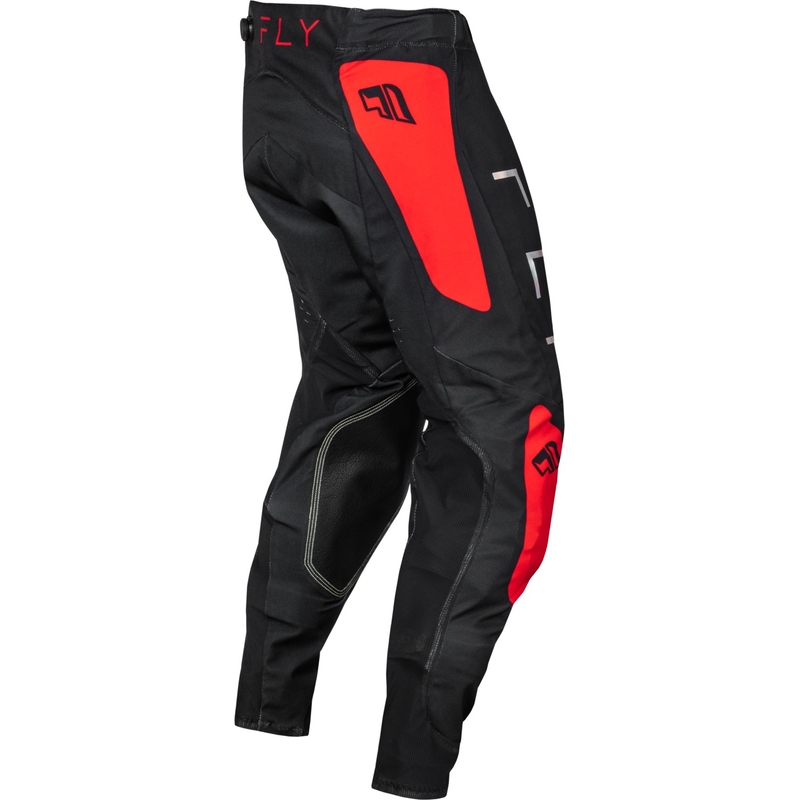 Motocross-housut FLY Racing Evolution DST musta-punainen alennusmyynti
