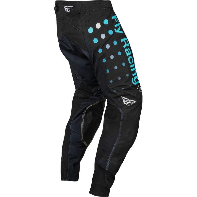 Motocross housut FLY Racing Evolution DST musta ja sininen