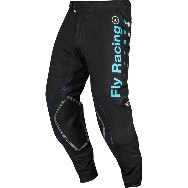Motocross housut FLY Racing Evolution DST musta ja sininen