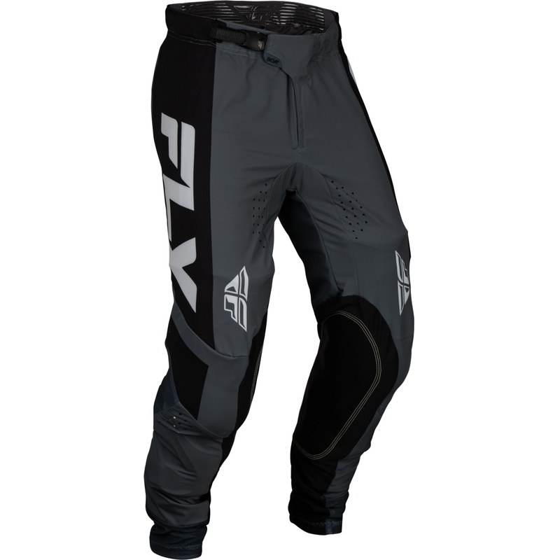 Motocross-housut FLY Racing Lite tummanharmaa-musta alennusmyynti