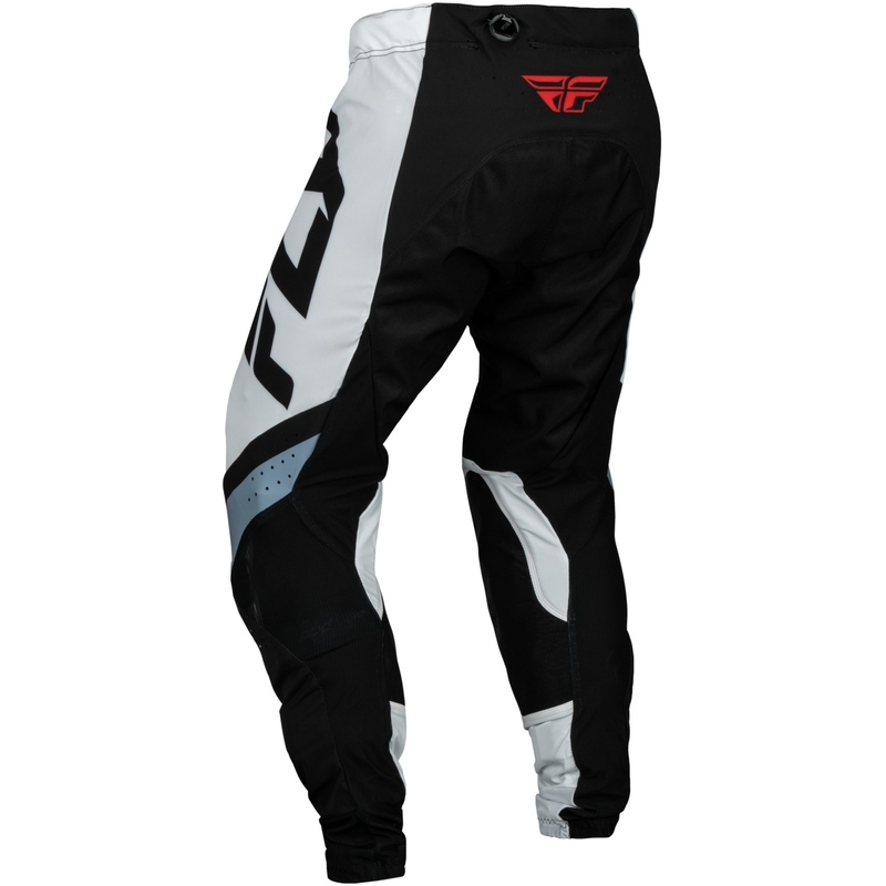 Motocross-housut FLY Racing Lite musta-valko-harmaa