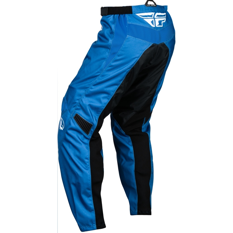 Lasten motocross-housut FLY Racing F-16 sininen ja valkoinen