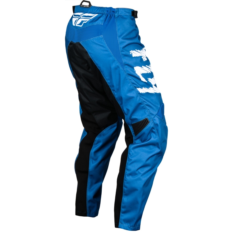 Lasten motocross-housut FLY Racing F-16 sininen ja valkoinen