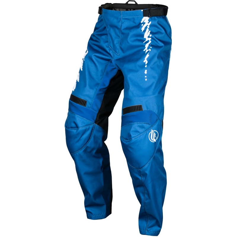 Lasten motocross-housut FLY Racing F-16 sininen ja valkoinen
