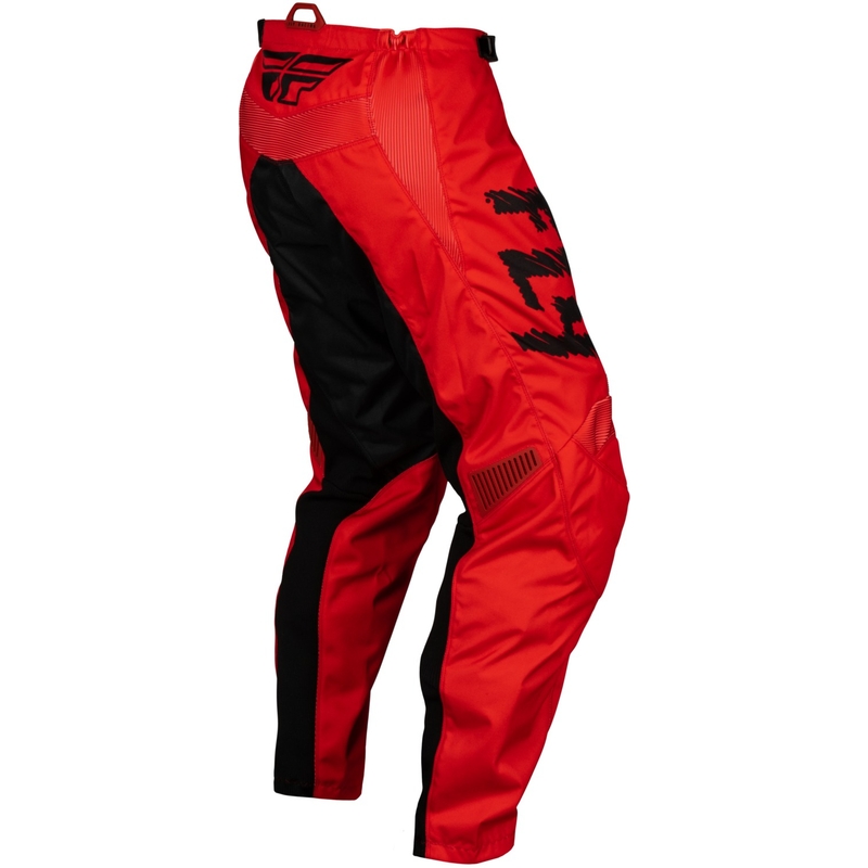 Lasten motocross housut FLY Racing F-16 punainen-musta-harmaa