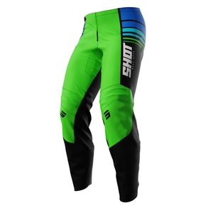 Lasten motocross housut Shot Peak vihreä alennusmyynti