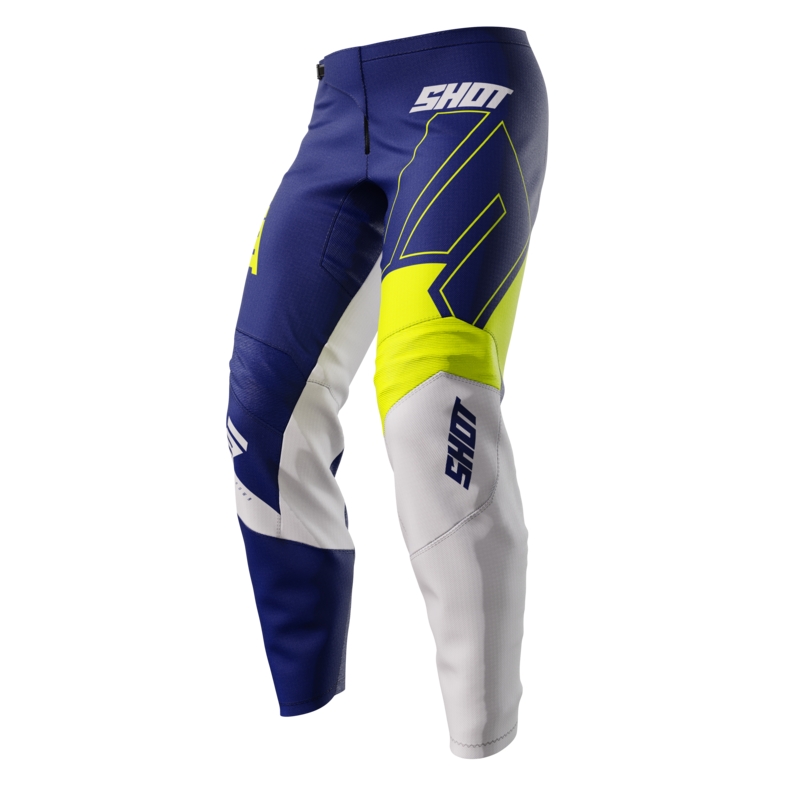 Lasten motocross-housut Shot Rush sininen alennusmyynti