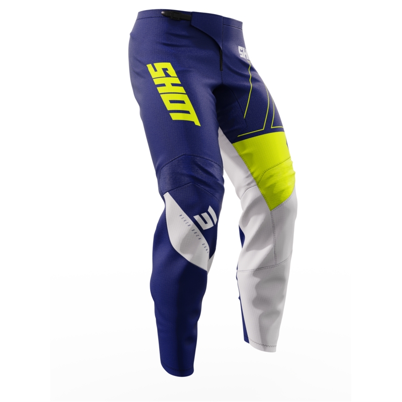 Lasten motocross-housut Shot Rush sininen alennusmyynti