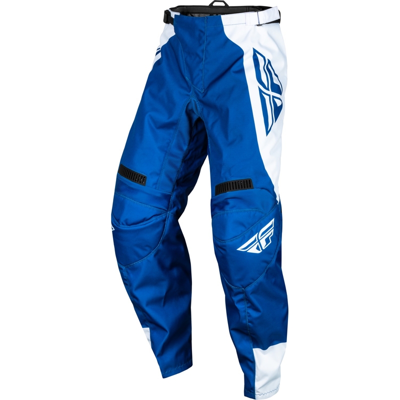 Motocross housut FLY Racing F-16 sininen ja valkoinen