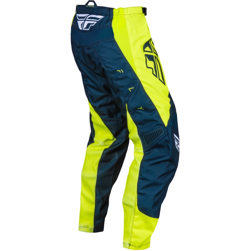 Motokrosové kalhoty FLY Racing F-16 2024 modro-fluo žluto-bílé