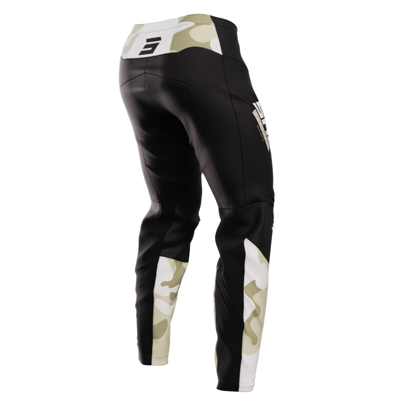 Shot Devo Battle Motocross-housut Musta ja hiekka alennusmyynti