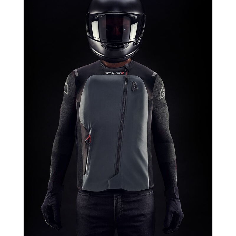Turvatyynyliivi Alpinestars TECH-AIR®3-järjestelmä musta-tummanharmaa