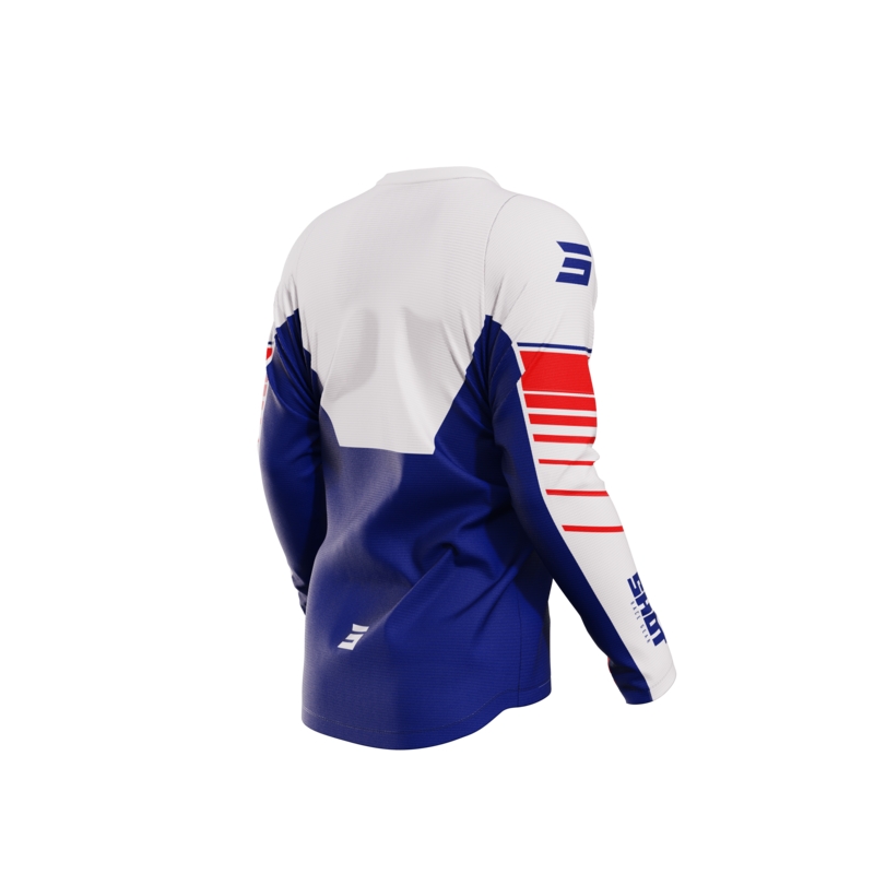 Motocross pelipaita Shot Devo Peak sininen alennusmyynti