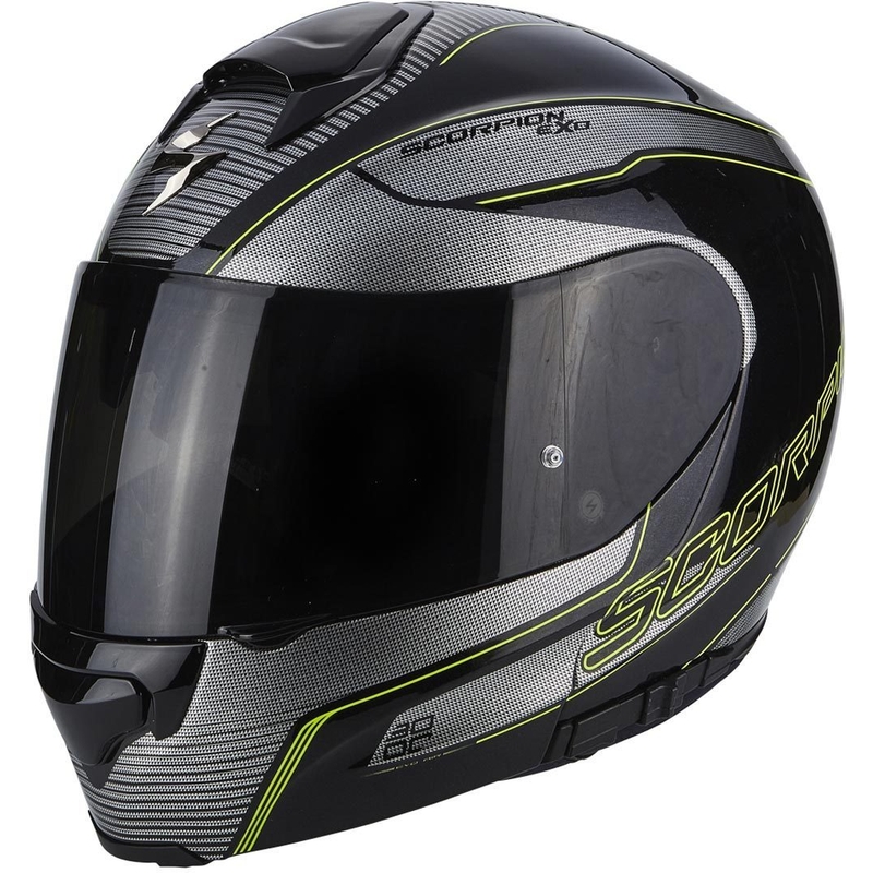 Moto přilba výklopná Scorpion EXO-3000 Stroll černo-fluo žlutá výprodej