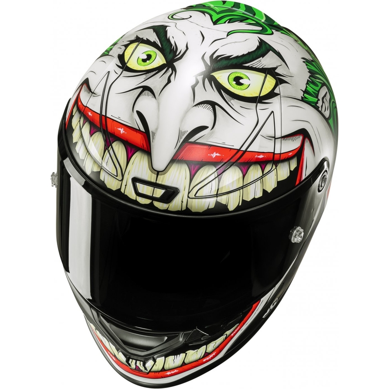 HJC RPHA 1 Joker DC Comics MC48SF integroitu moottoripyöräilykypärä