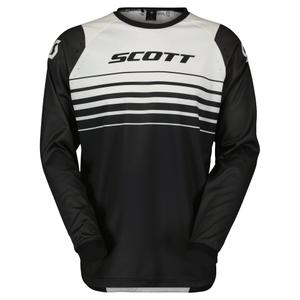Motocross pelipaita Scott EVO SWAP musta ja valkoinen