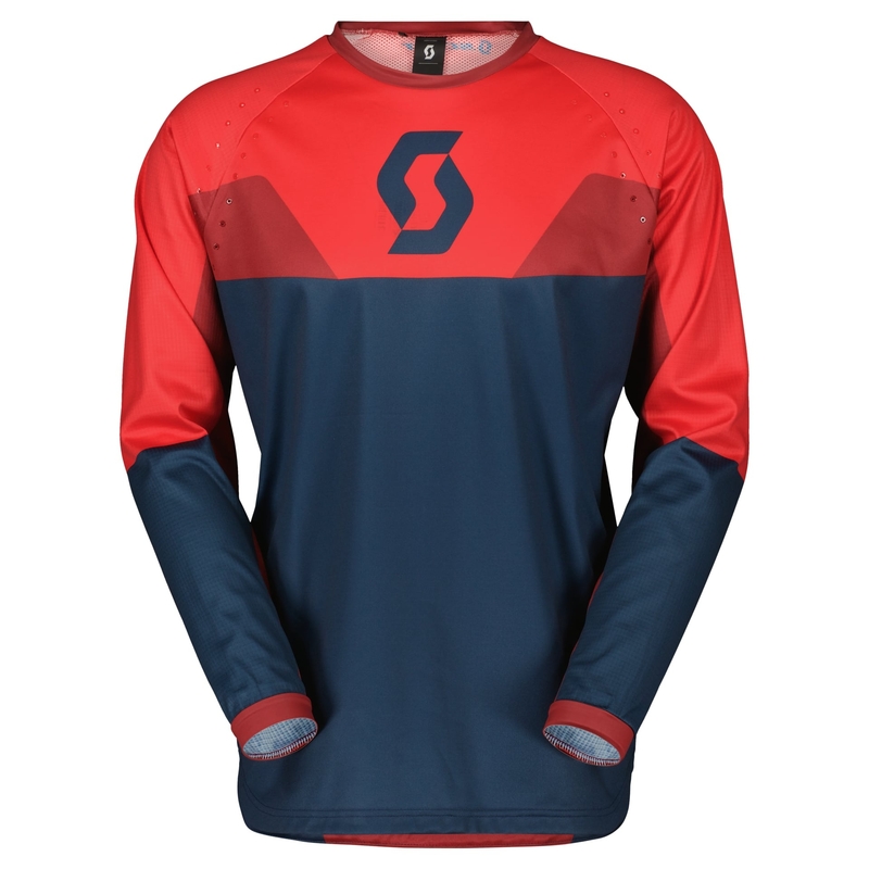 Motocross pelipaita Scott EVO TRACK sininen-neon punainen