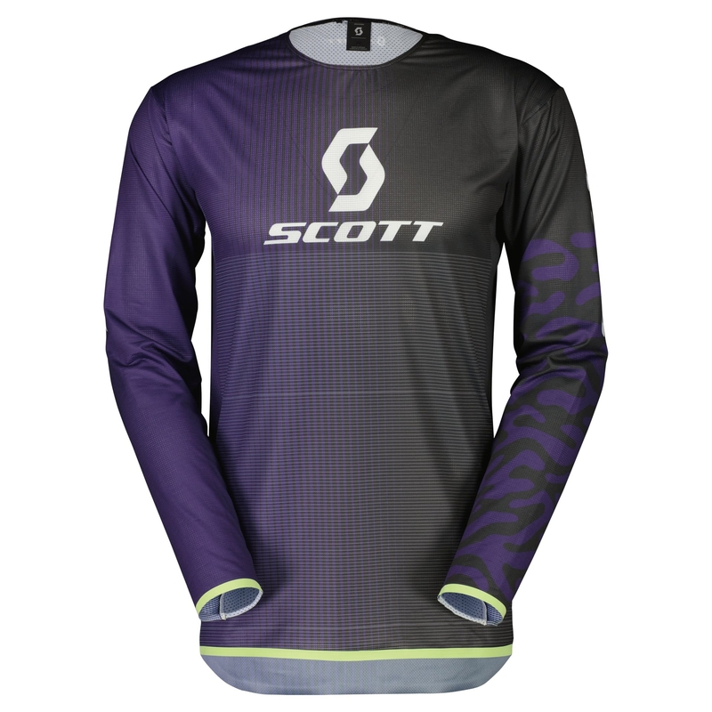 Motocross pelipaita Scott PODIUM PRO violetti ja mintunvärinen