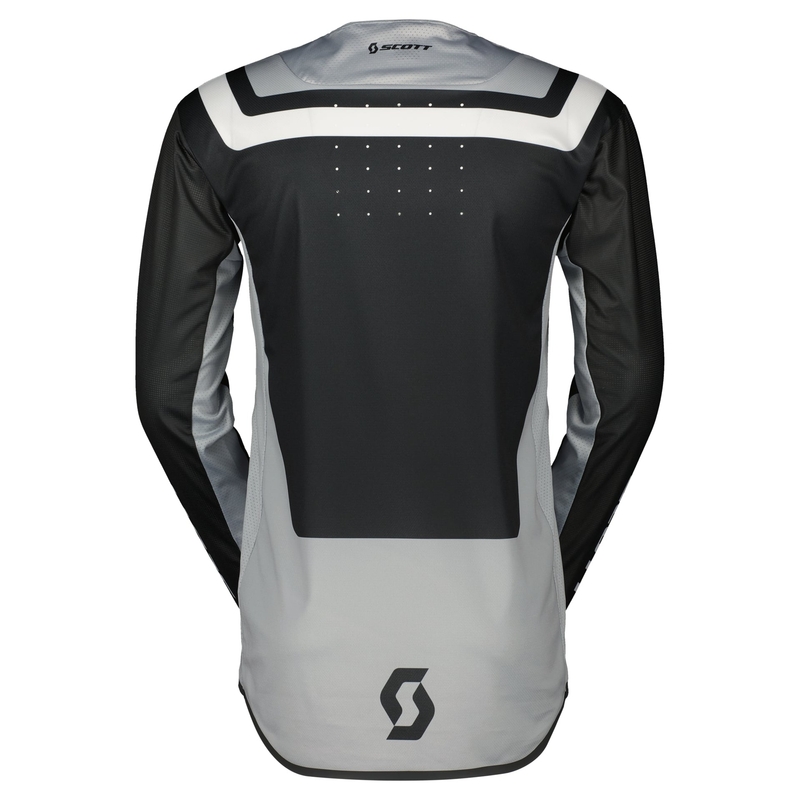 Motocross pelipaita Scott PODIUM PRO musta-harmaa