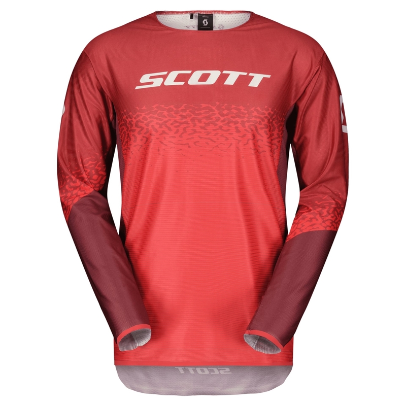 Motocross pelipaita Scott PODIUM PRO punainen-harmaa