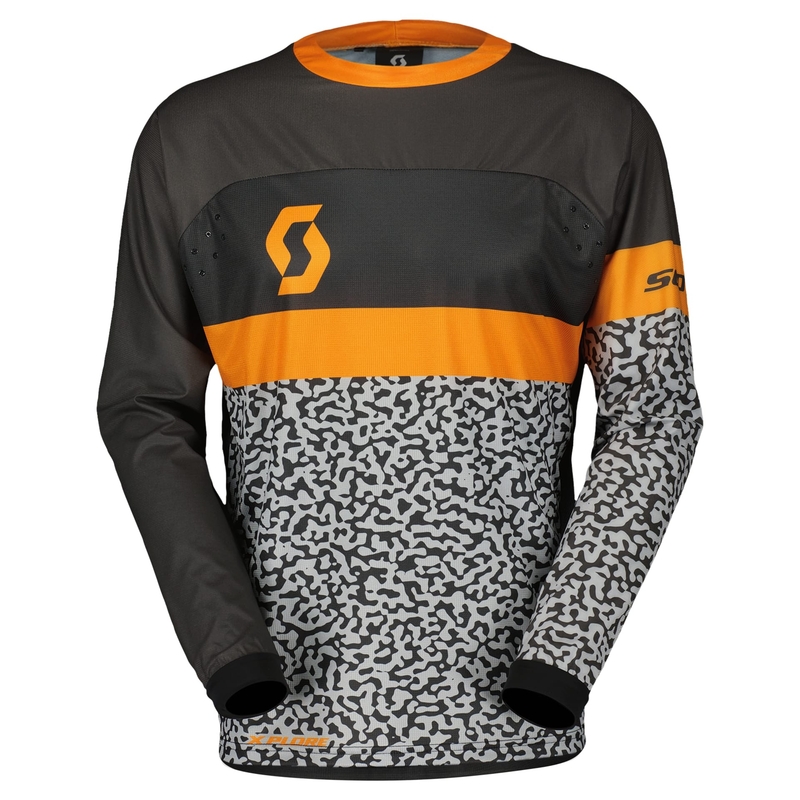Motocross pelipaita Scott X-PLORE SWAP harmaa-oranssi