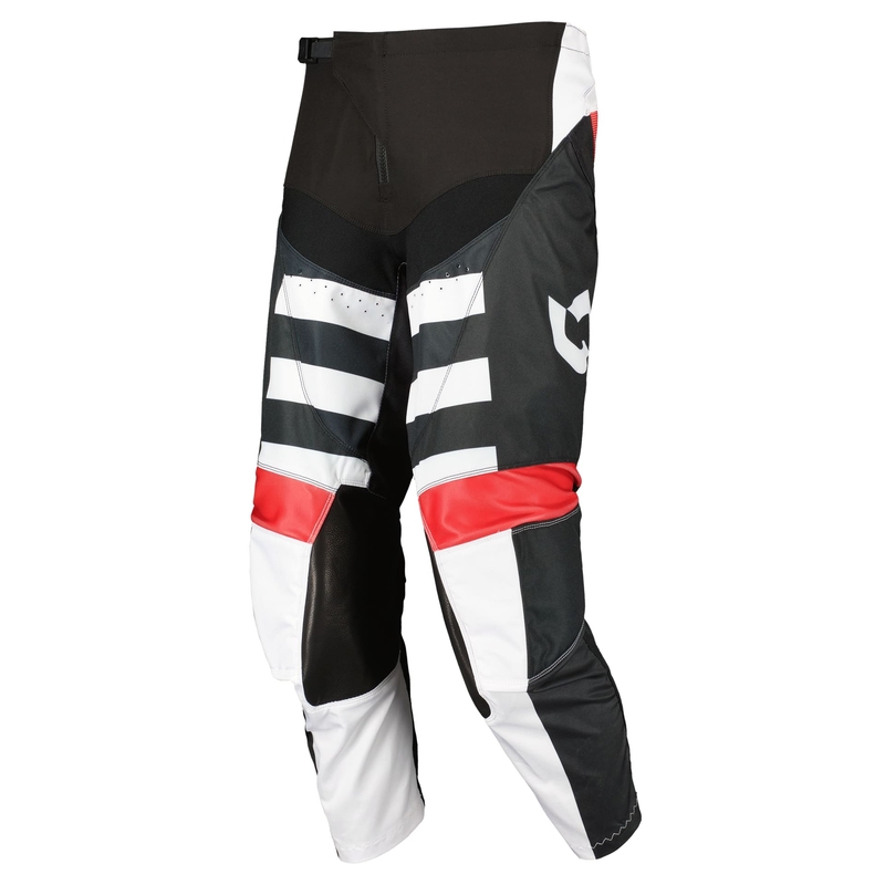 Scott EVO RACE Motocross-housut valkoinen ja punainen