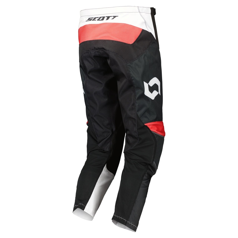 Scott EVO RACE Motocross-housut valkoinen ja punainen