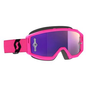 Motocross-silmälasit Scott PRIMAL CHROME pinkki-musta-violetti
