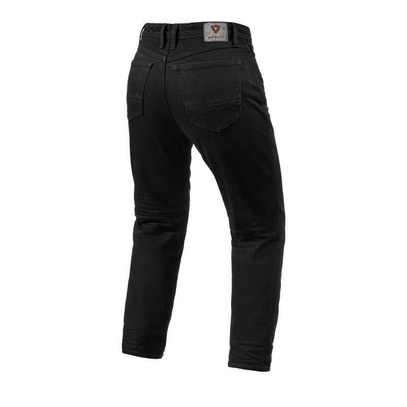 Revit Violet BF Naisten Cropped Motorcycle Jeans Musta