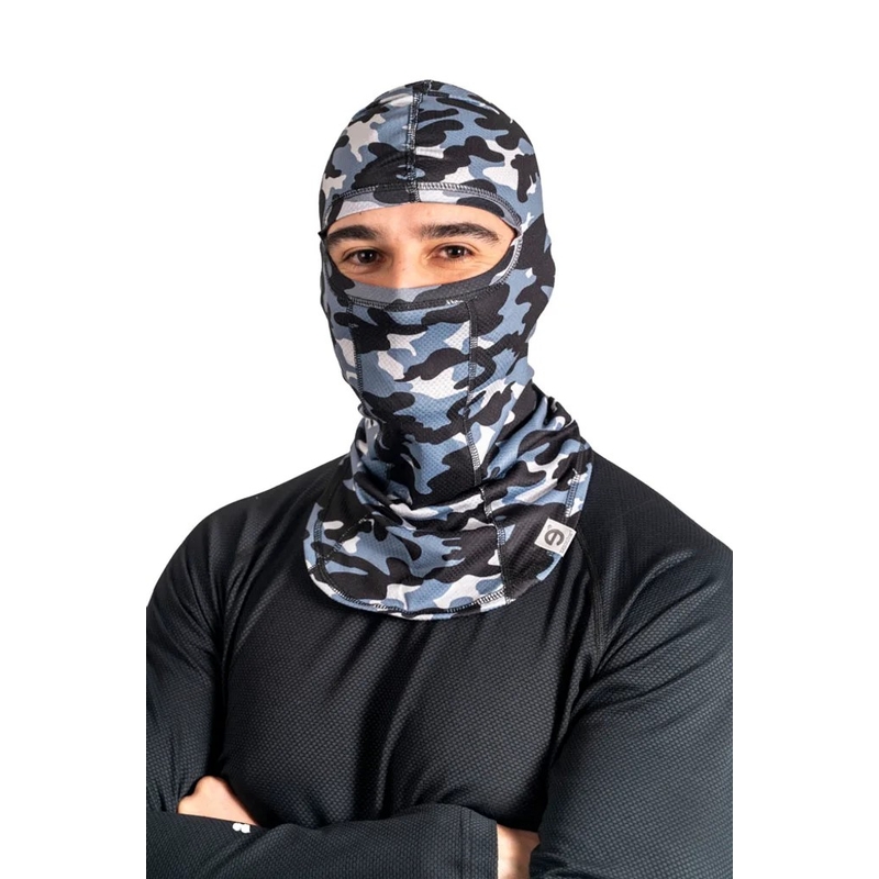 Moottoripyörän huppu nanosilver® camouflage harmaa