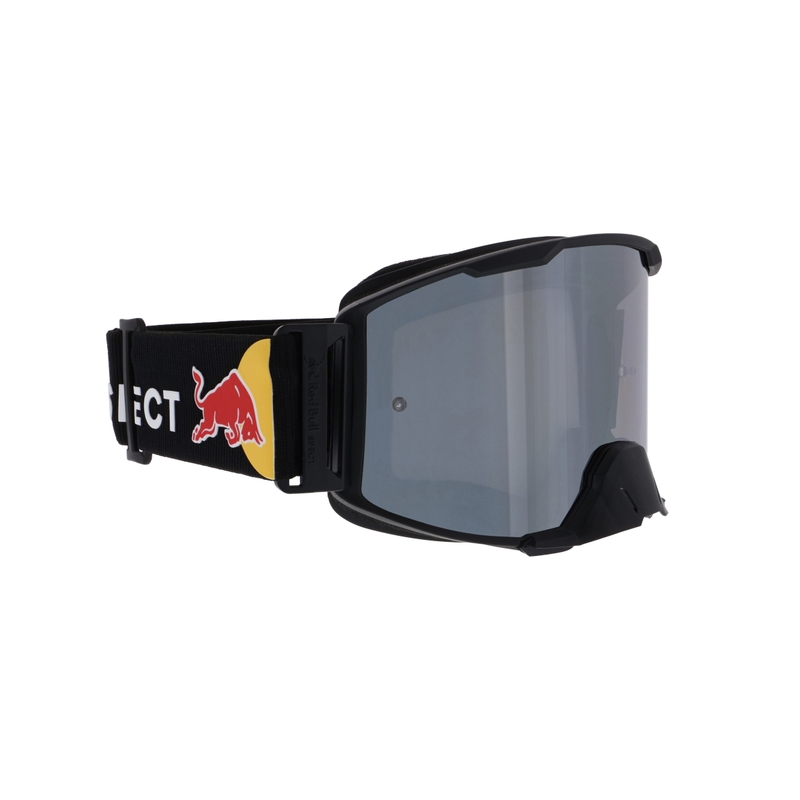 Motocross-lasit Red Bull Spect STRIVE S musta savustetuilla laseilla varustettuna