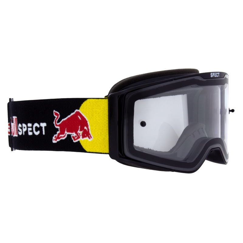 Motocross lasit Red Bull Spect TORP musta kirkkaalla linssillä varustettuna