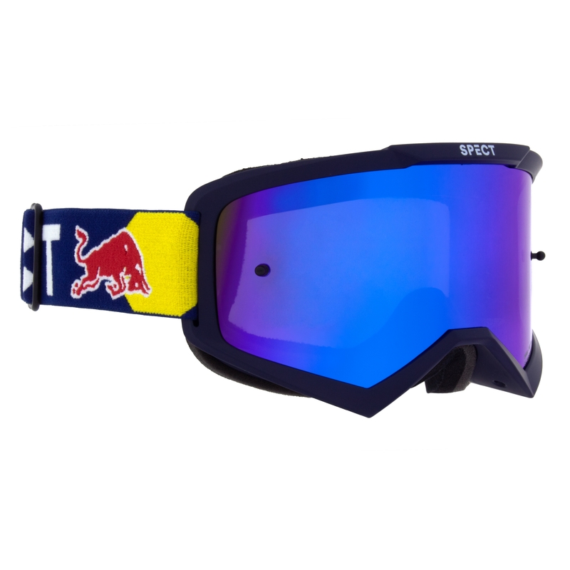 Motocross lasit Red Bull Spect EVAN tummansiniset, sininen linssi