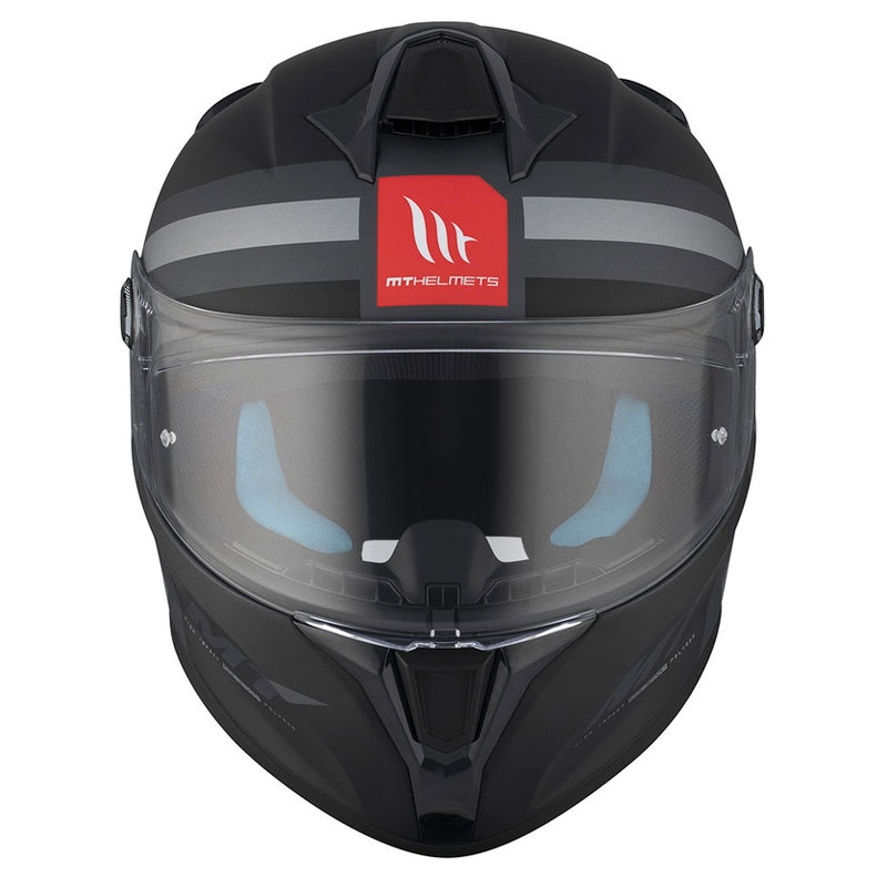 MT TARGO S BRITANNIA C2 integraalinen moottoripyöräilykypärä mattamusta-harmaa