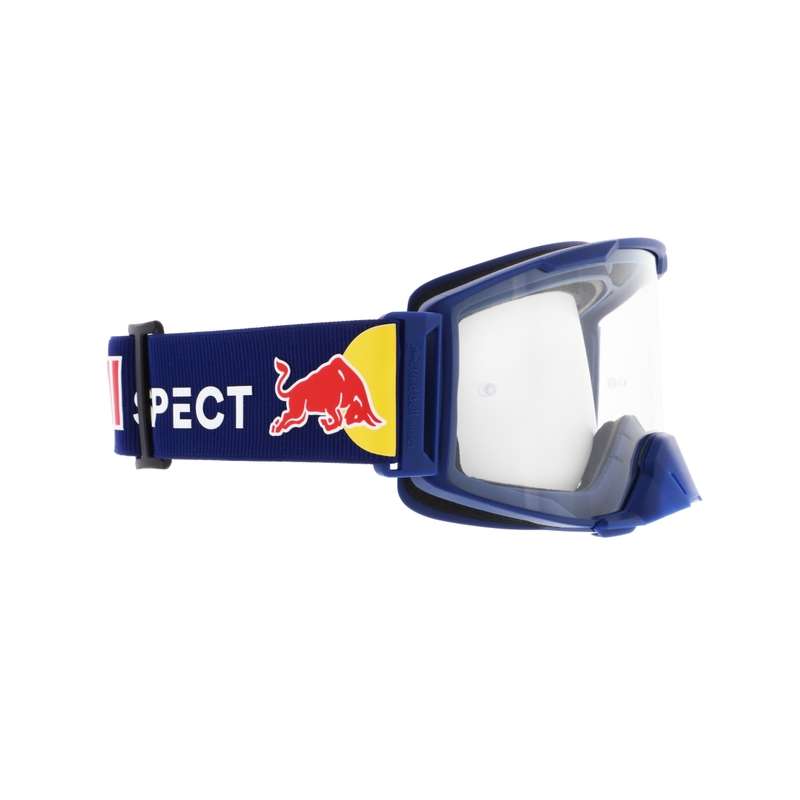 Motocross-lasit Red Bull Spect STRIVE S tummansiniset, kirkas linssi