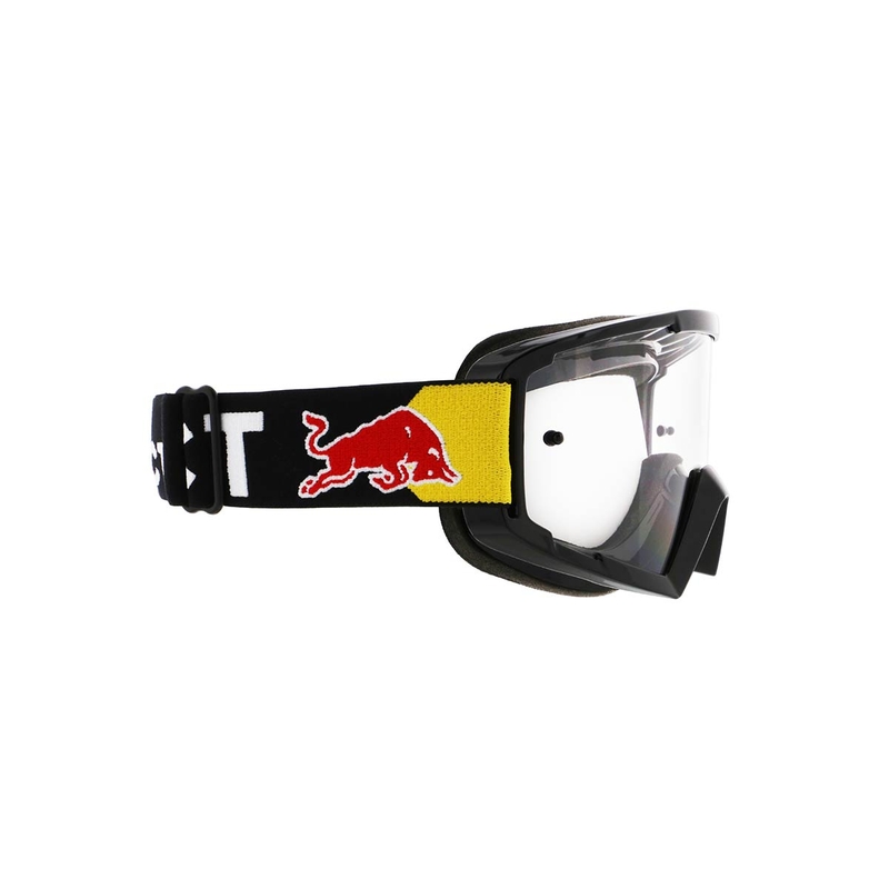 Motocross-lasit Red Bull Spect WHIP musta kirkkaalla linssillä varustettuna