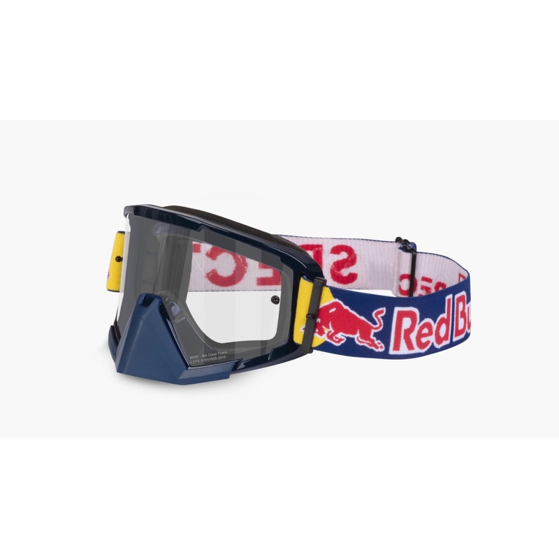 Motocross-lasit Red Bull Spect WHIP tummansininen kirkkaalla linssillä varustettuna