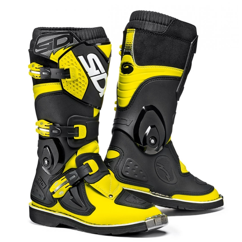 Lasten motocross kengät Sidi Flame fluo keltainen-musta