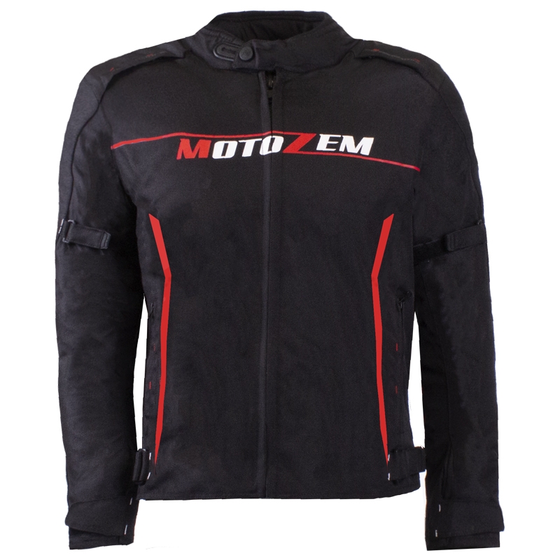 Moottoripyörätakki MotoZem Team 2 musta