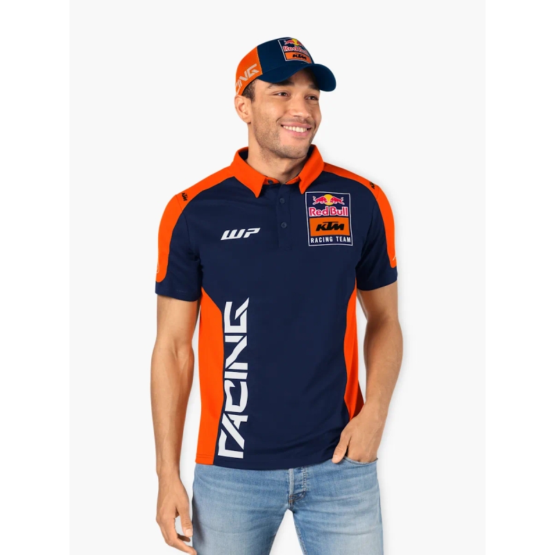 Polo paita KTM Replica Team sini-oranssi alennusmyynti