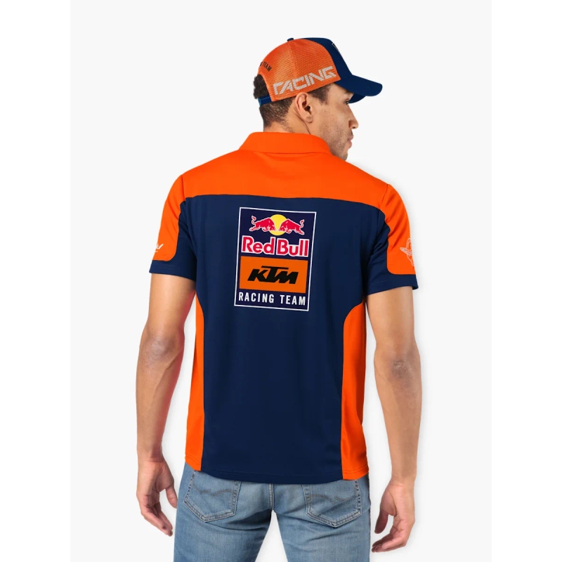 Polo paita KTM Replica Team sini-oranssi alennusmyynti