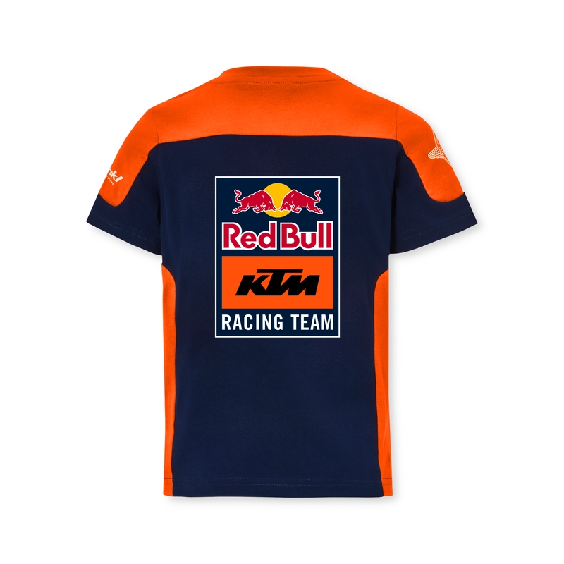 Lasten T-paita KTM Replica Team sininen-oranssi